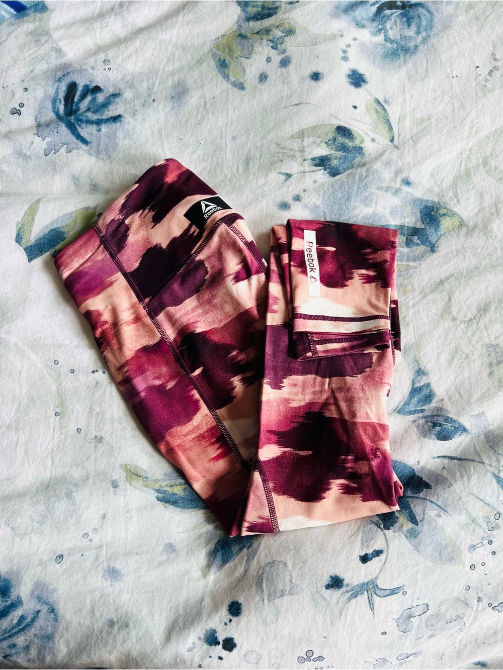Reebok Pink & Purple Active Leggings